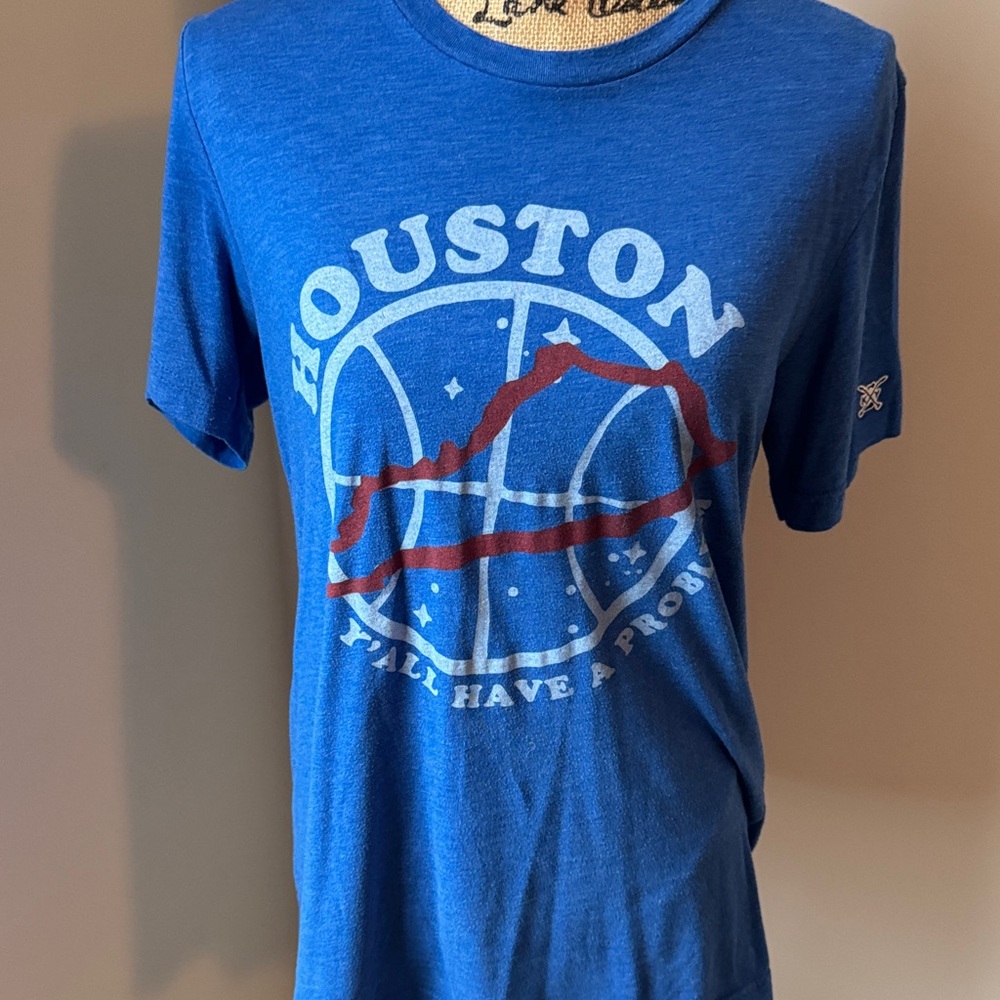 Blue Graphic Short Sleeve Tee